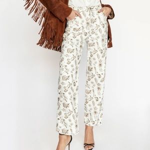 Reformation Cowboy High Rise Straight Jeans Size 27